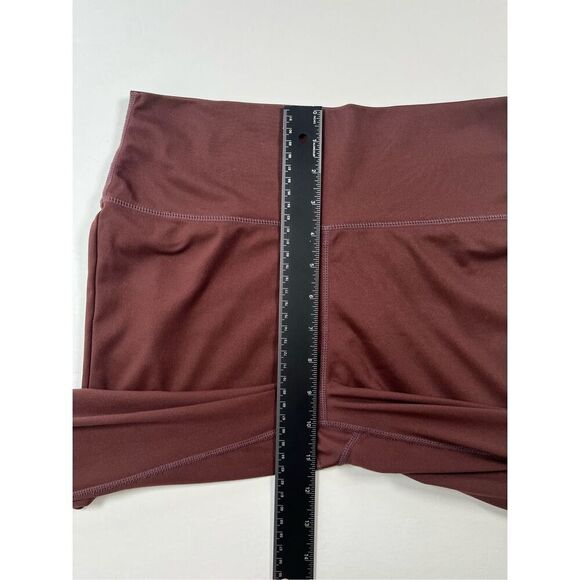WILO the Label Women's Burgundy Activewear Stretch Ankle Flare Pants Size Medium - Picture 6 of 9